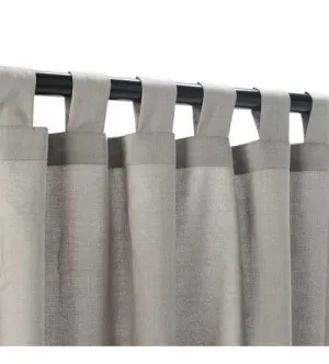 Sunbrella Outdoor Curtain With Tabs - Dove