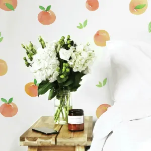 Sweet Peaches Peel and Stick Wall Decals