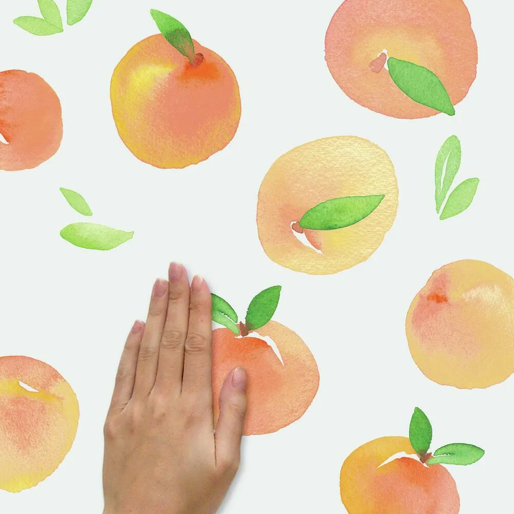 Sweet Peaches Peel and Stick Wall Decals