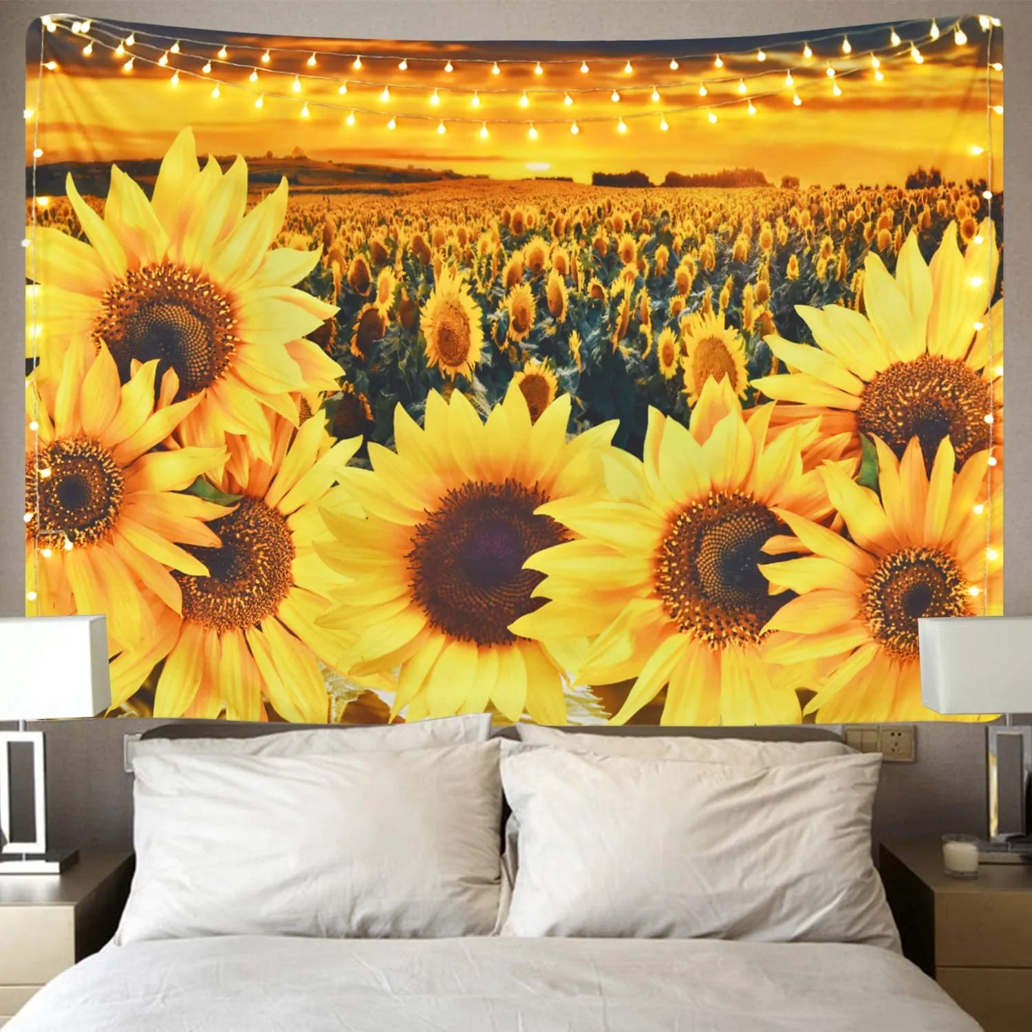 The Sunflower Field Tapestry