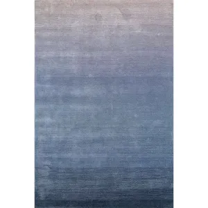 Trans-Ocean ARCA Indoor Hand Loomed Wool Comfortable Areaa Rug  - Denim