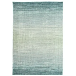 Trans-Ocean ARUBA  Indoor Hand Woven Wool Comfortable Areaa Rug  - Aqua