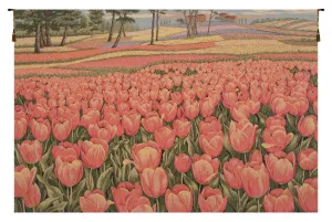 Tulipani Italian Tapestry Wall Hanging by Alberto Passini