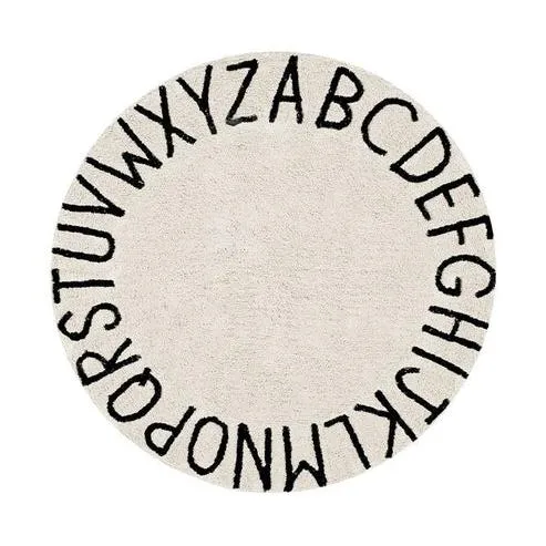 Washable Round Rugs ABC