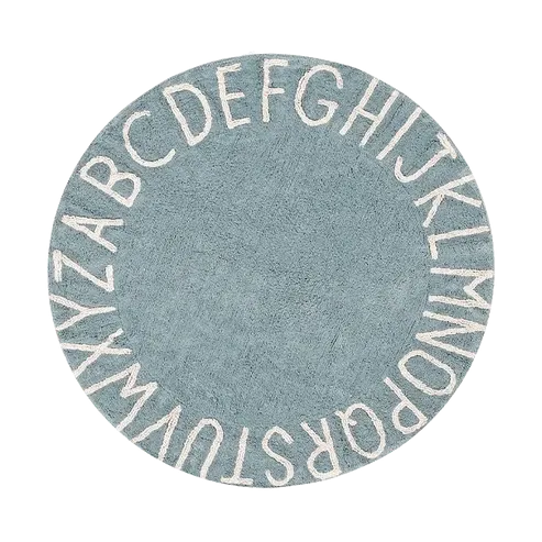 Washable Round Rugs ABC