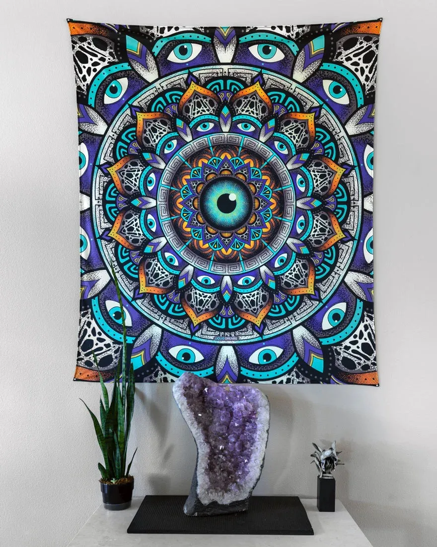 Wildcat Mandala Tapestry